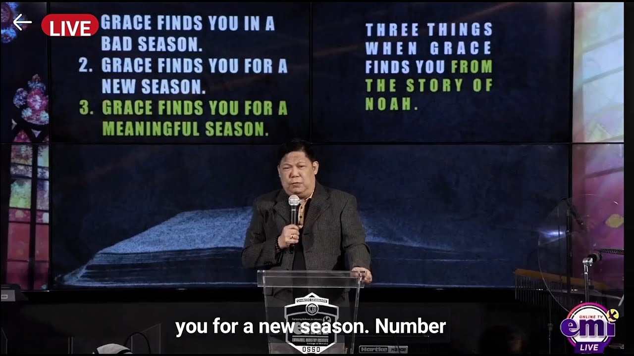 Noah's Story — Season of Grace | Bishop Emi Domingo | June 22, 2025