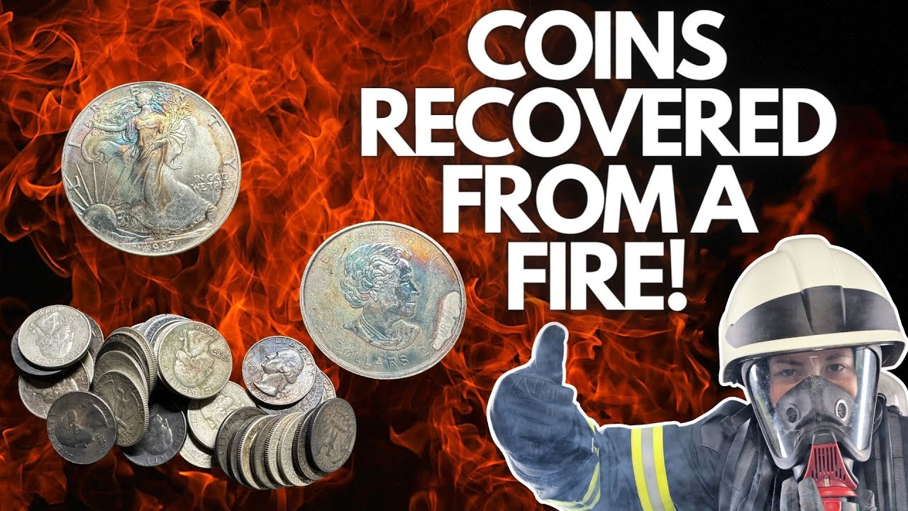 A Collection of Silver Coins Recovered From A Fire Comes into the Store!