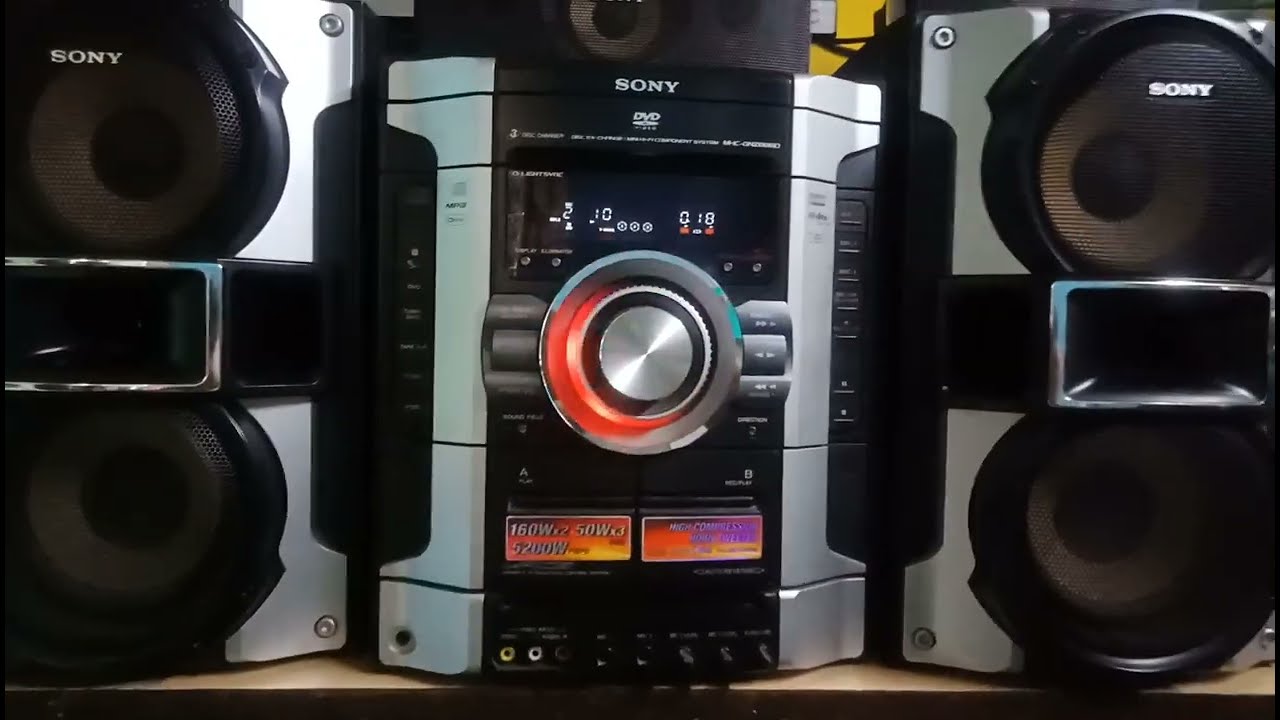 Sony Mhc- gnz888d music system 5200watts
