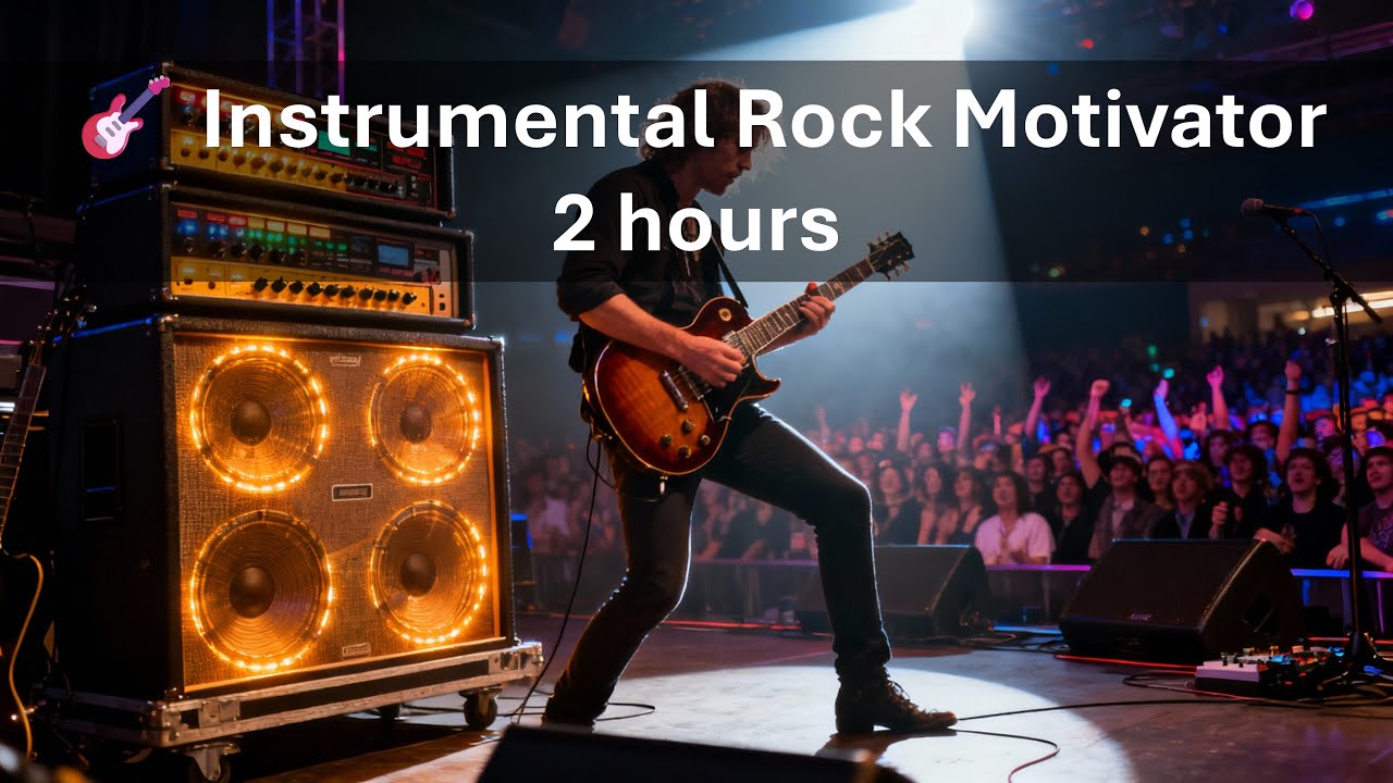 No Ads | 🎸 Instrumental Rock Motivator | 2 hours | 26.1