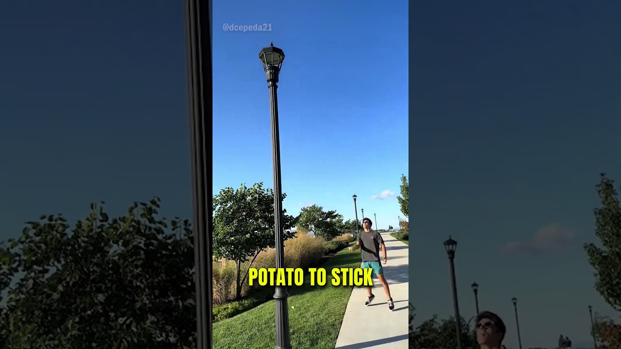 Can You Land A Potato On A Lamp Post?