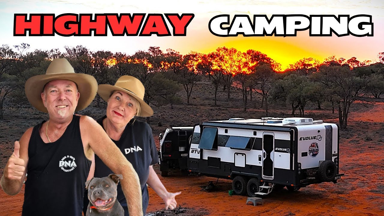DUST STORMS - CAMPING ALONG THE STUART HIGHWAY ALICE SPRINGS - COOBER PEDY - PORT AUGUSTA -TEROWIE.