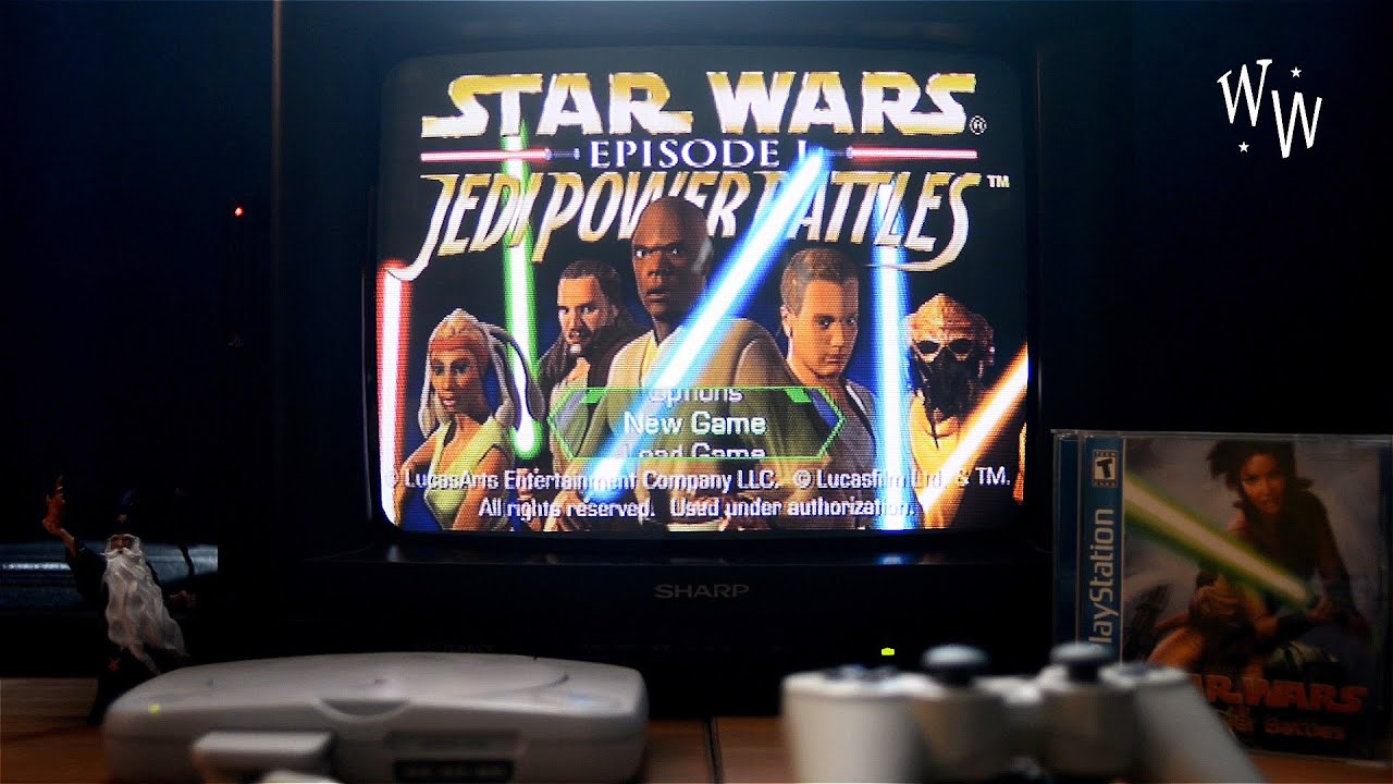 Launching Star Wars Episode I: Jedi Power Battles on PlayStation (PS one)