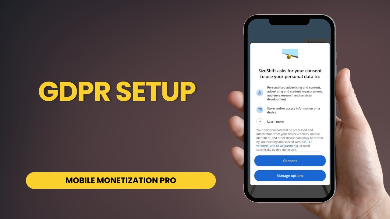 Unity GDPR Consent Dialog – Mobile Monetization Pro Tutorial [NEW]