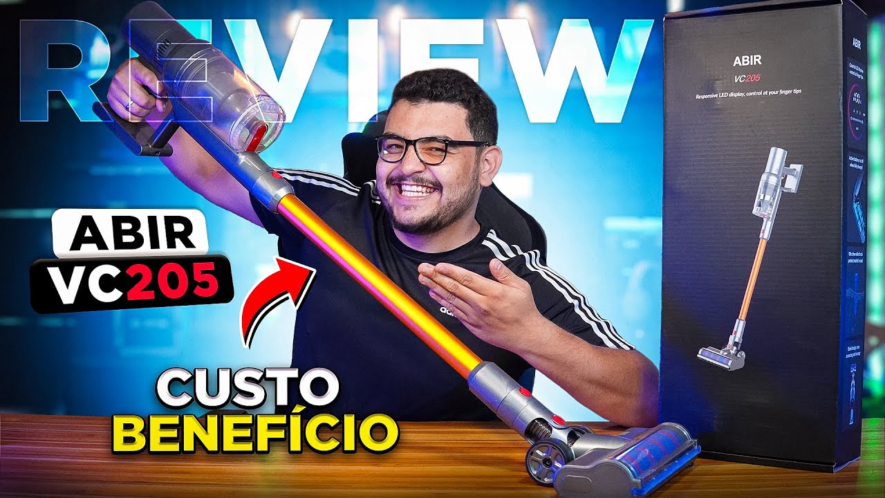 Melhor ASPIRADOR de pó INTELIGENTE custo beneficio? ABIR VC205 unboxing e analise completa