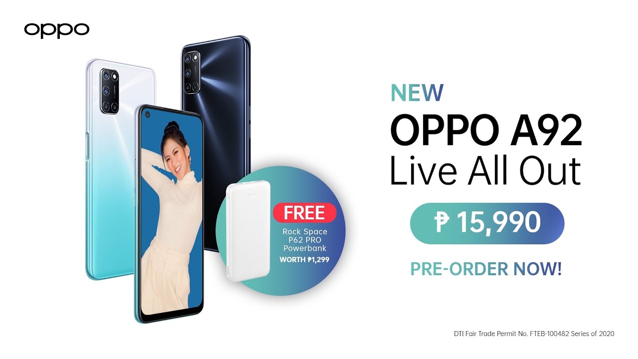#OPPOA92 Pre-Order Now!