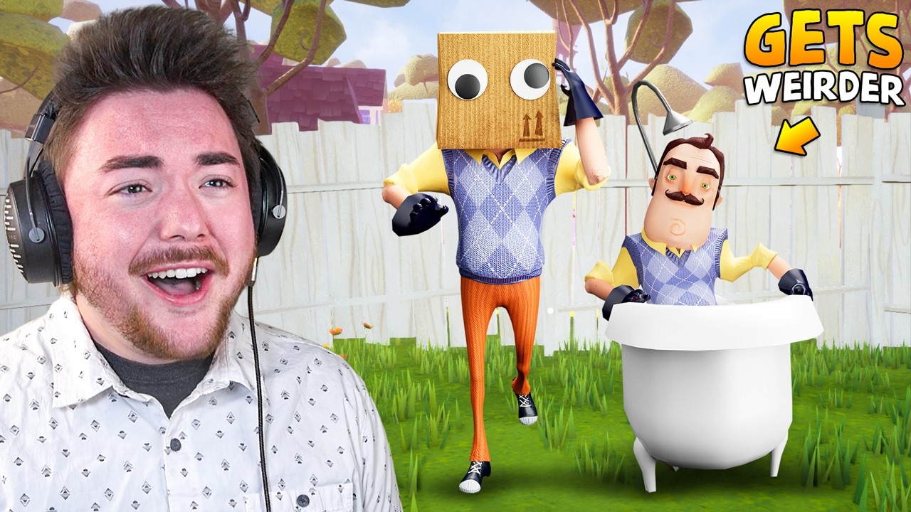 Hello Neighbor but its THE MOST WILD MODS&hellip;