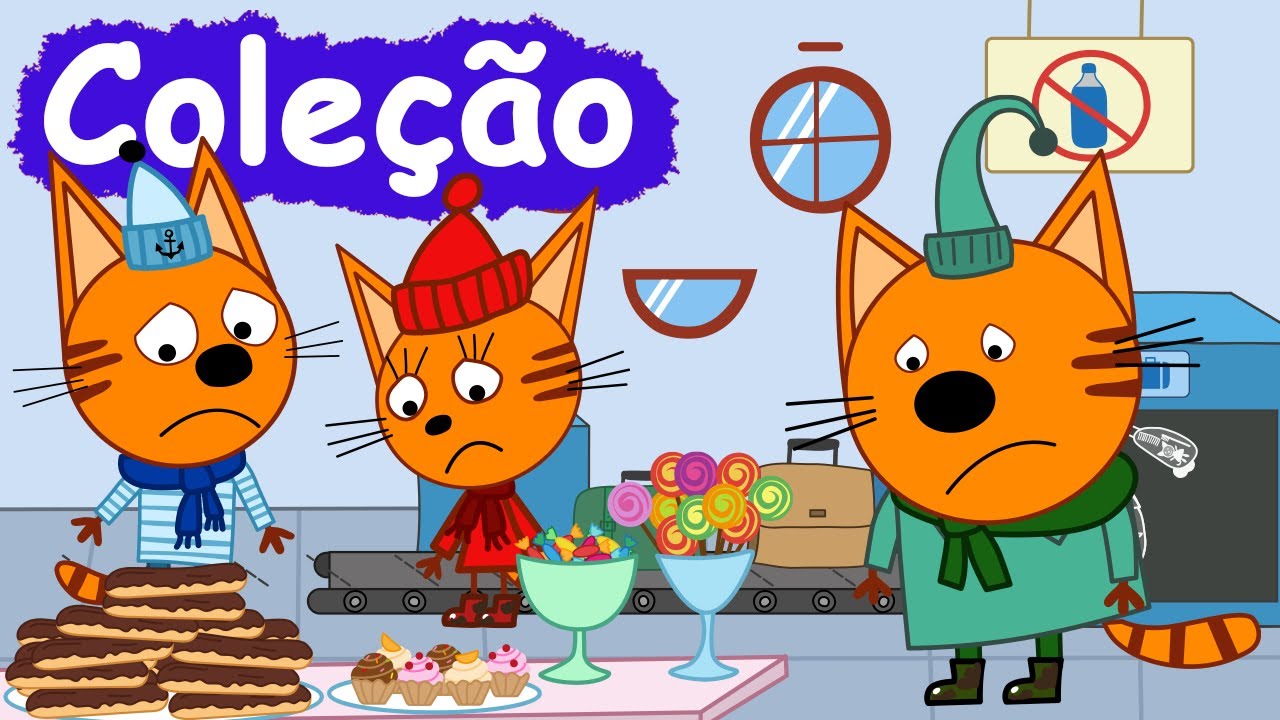 Kid-E-Cats em Portugues | Coleção dos episódios | Desenhos para crianças