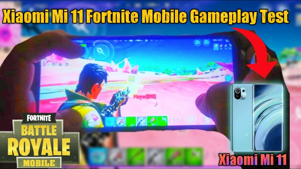 Xiaomi Mi 11 Fortnite Mobile Gameplay Test || Glister Gaming