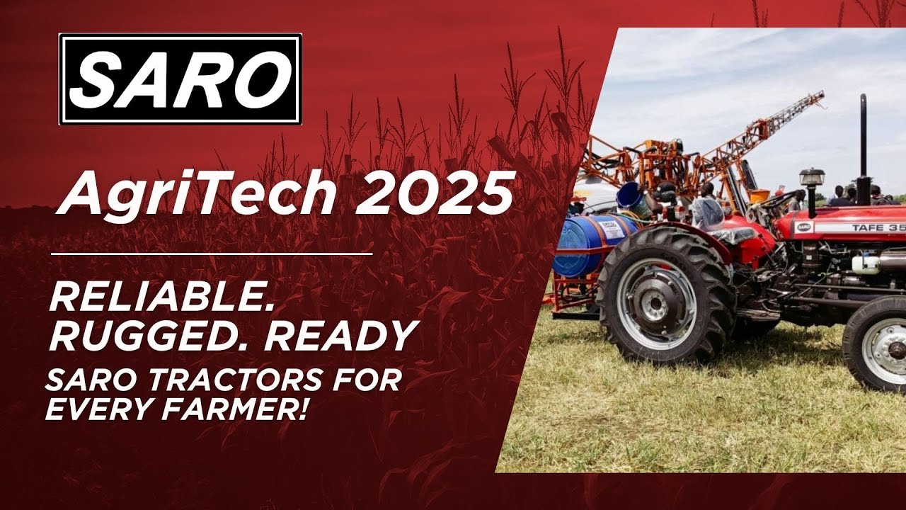 SARO Agro | Tractors & earthmoving equipment at AgriTech Expo Zambia 2025