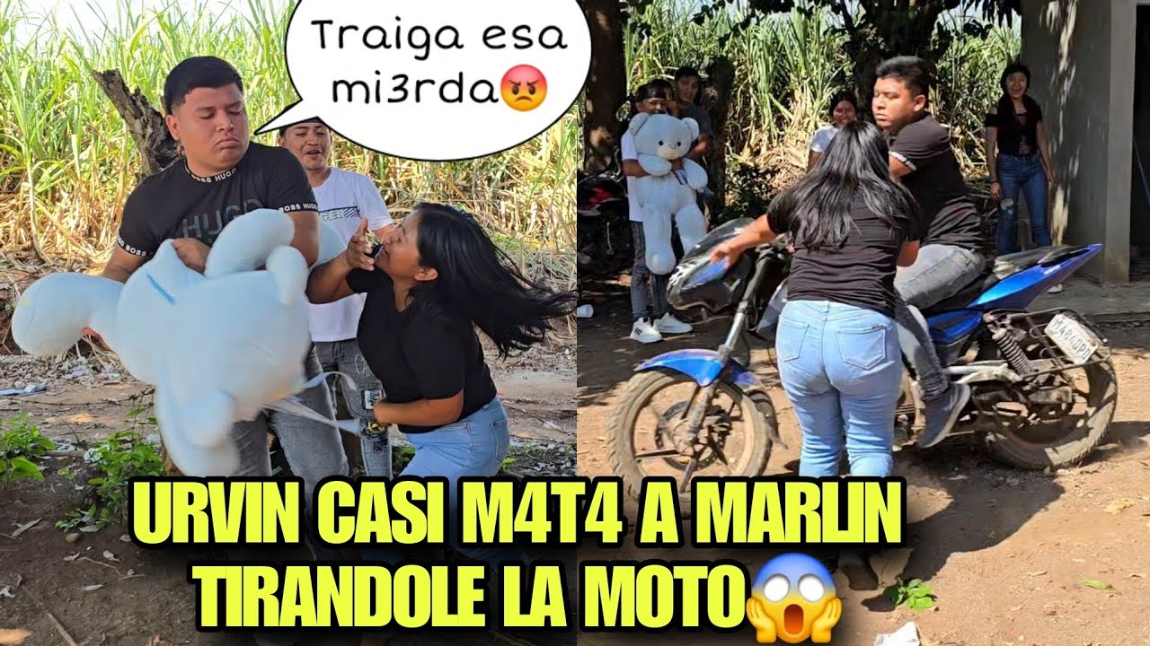 URVIN Destruye El Peluche Y Por Poco Ternina M4t4ndo A MARLIN Pasandole La Moto Encima😱