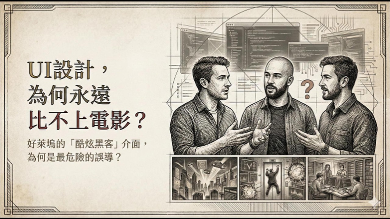 為什麼電影裡的 UI 介面那麼炫？真實設計挑戰大解析
