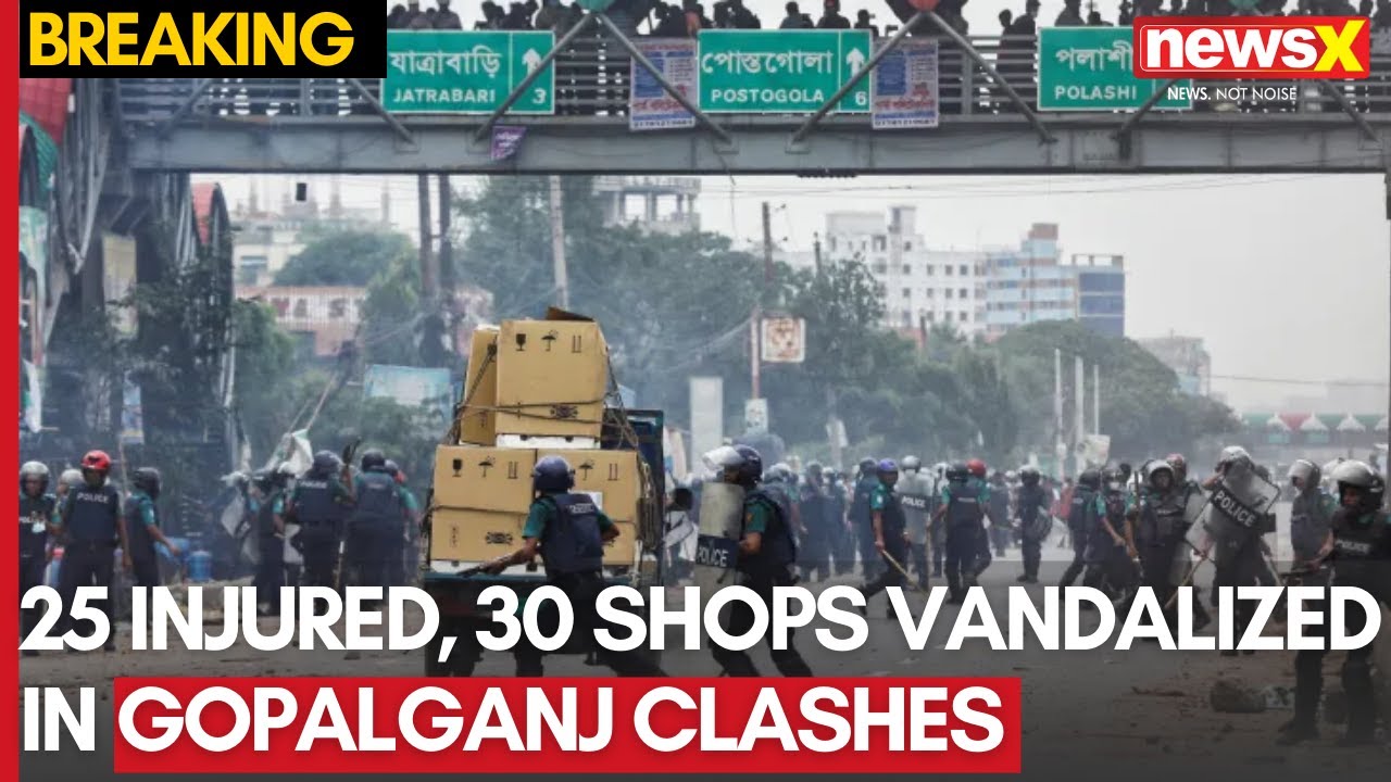 BNP Faction Clashes: 25 Injured, 30 Shops Vandalized in Gopalganj Clashes | NewsX