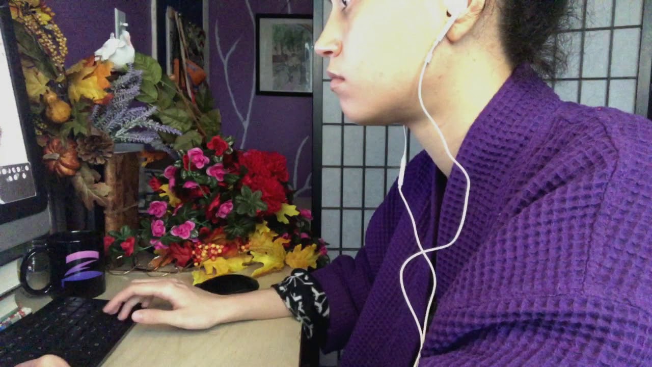 ASMR~ Editing My Novel {layered mic, white noise, + typing sounds}