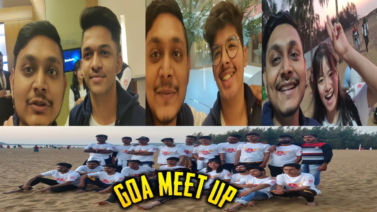 Free Fire ALL Youtubers In One Video // Goa Vlog - Garena Free Fire #LokeshGamer #TSG #Sooneta