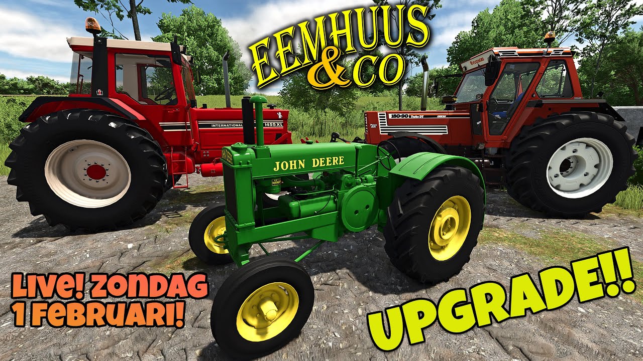 🔴UPGRADE!! | Eemhuus en Co op de Wâld'n! #fs25 #live #farmingsimulator25