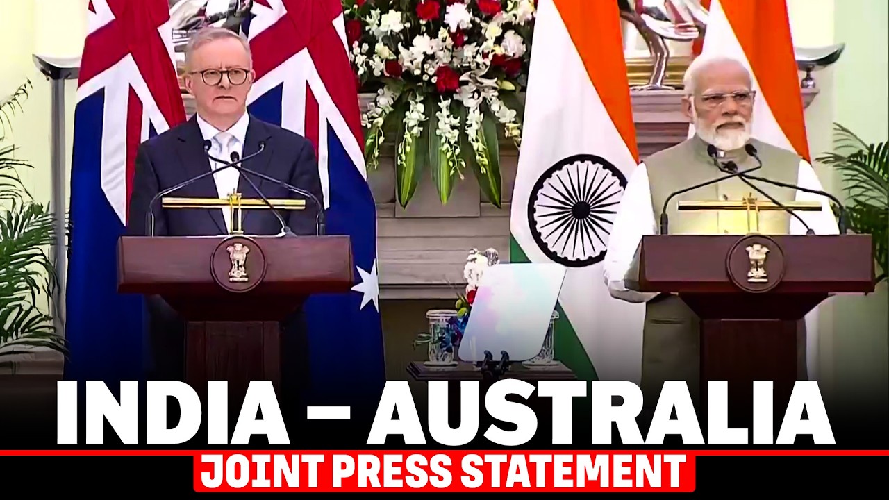 LIVE: PM Modi, Australian PM Anthony Albanese Deliver Joint Press Statements in Melbourne | India