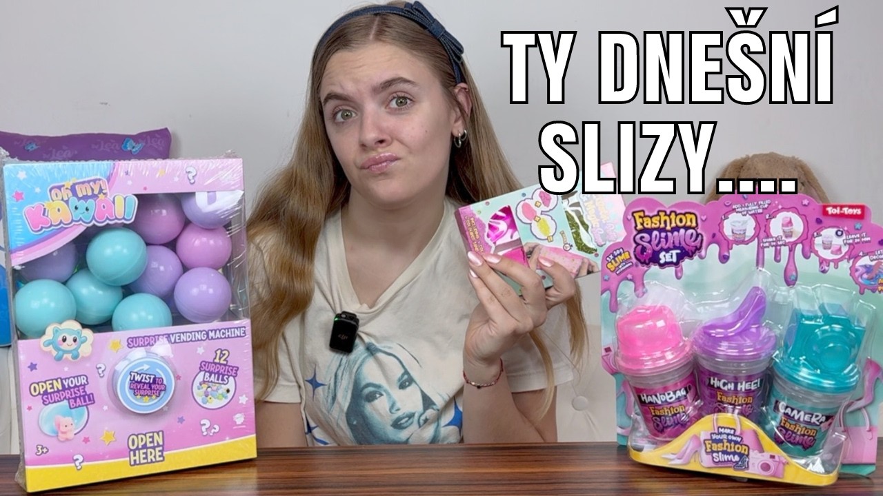 Testuju slizové sady a squishy hračky  /LEA