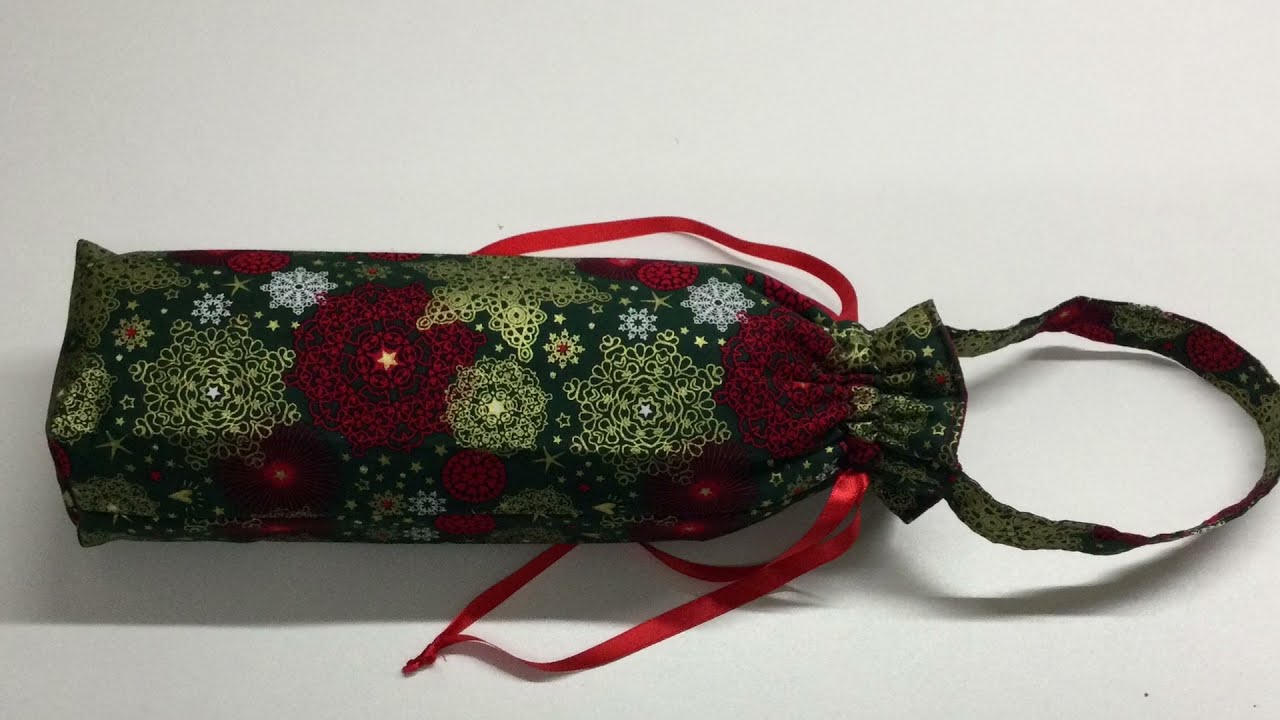 Tuto _coudre un petit sac pour bouteille _ couture Madalena