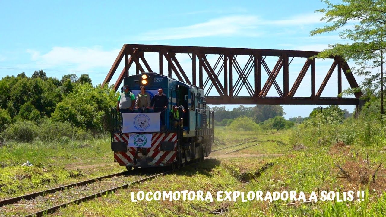 Primera Locomotora Exploradora a SOLIS! - Extensión del Tren a San Antonio de Areco