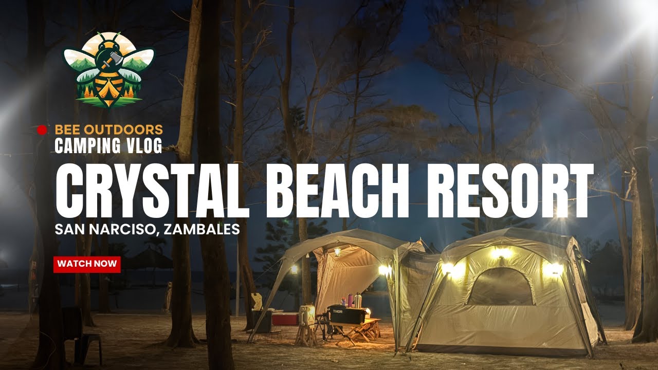 Relaxing Beach Camping in a 2-Room Tent | Naturehike Cloud Boundary | Crystal Beach Resort