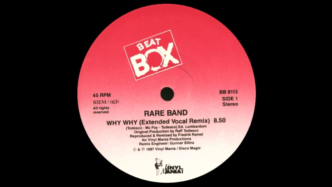 Rare Band - Why Why (A Swedish Beat Box Remix)