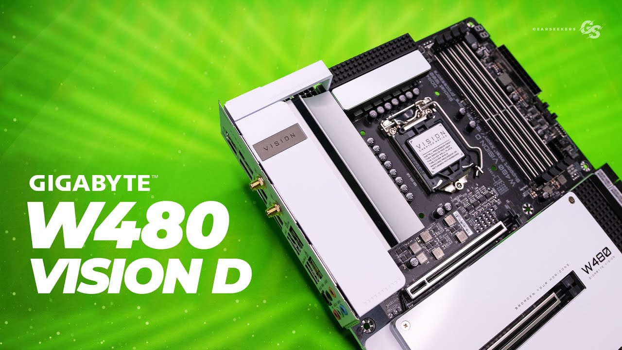 Playtime Is Over! Gigabyte W480 VISION D - First Look & Overview