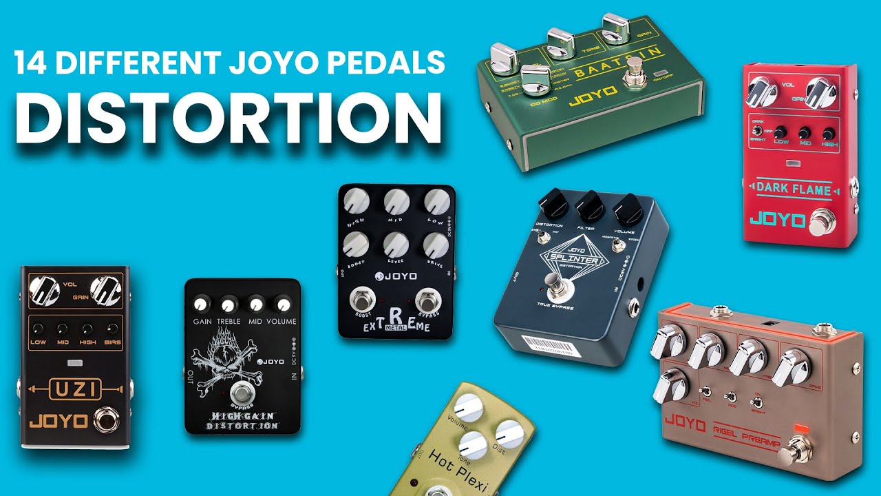 Distortion Tones from 14 Joyo Effect Pedals
