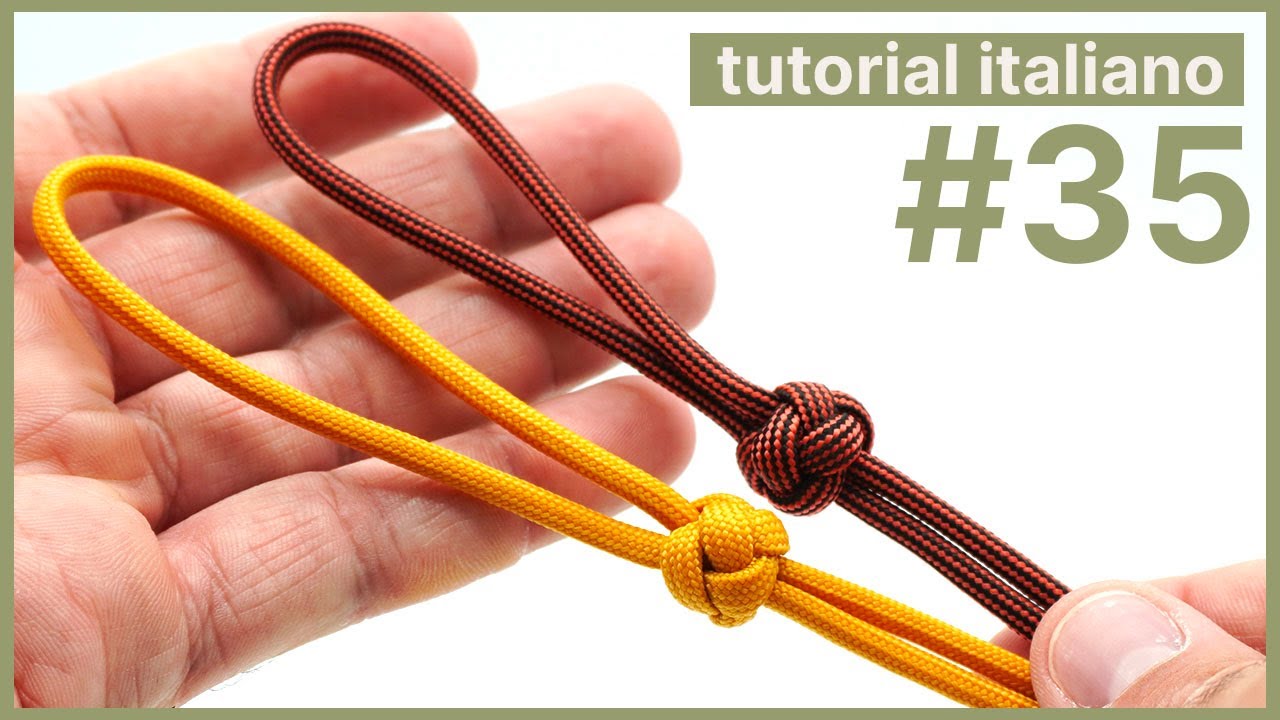 Ecco il NODO DIAMANTE (diamond knot) per lanyard e zipper | Tutorial paracord 35 blacksquirrel
