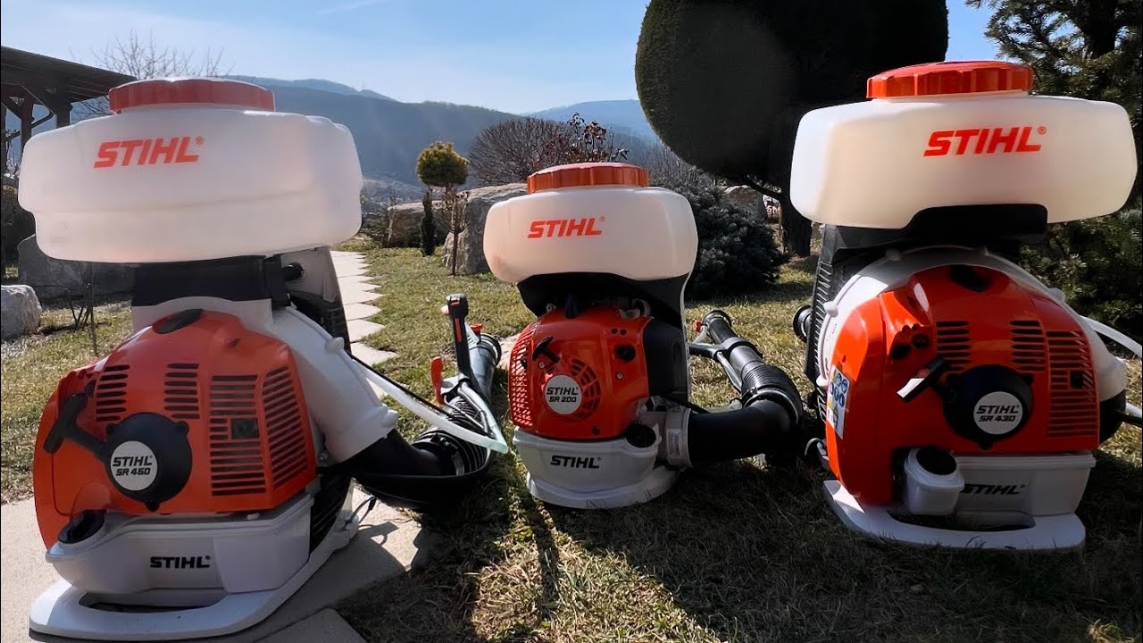 Stihl SR-200, Stihl SR-430, Stihl SR-450, tot ce trebuie sa stii despre aceste atomizoare.