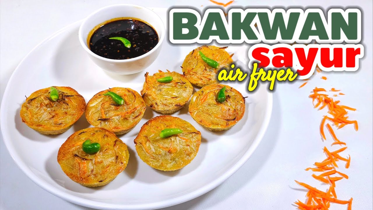 NO WORRY LAGI MAKAN GORENGAN  -- RESEP BAKWAN SAYUR AIR FRYER \\ LEBIH SEHAT MINIM MINYK