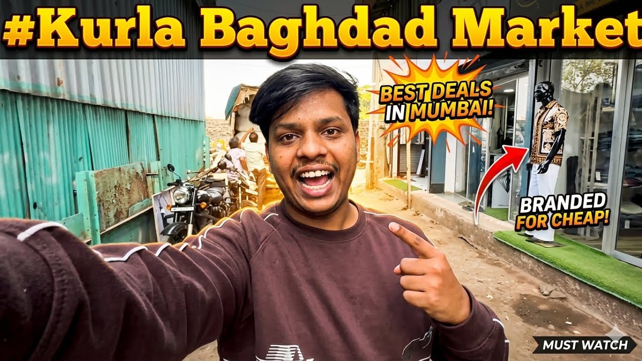 🔥 Kurla Baghdad chindhi market, Cheapest clothes market in Mumbai 