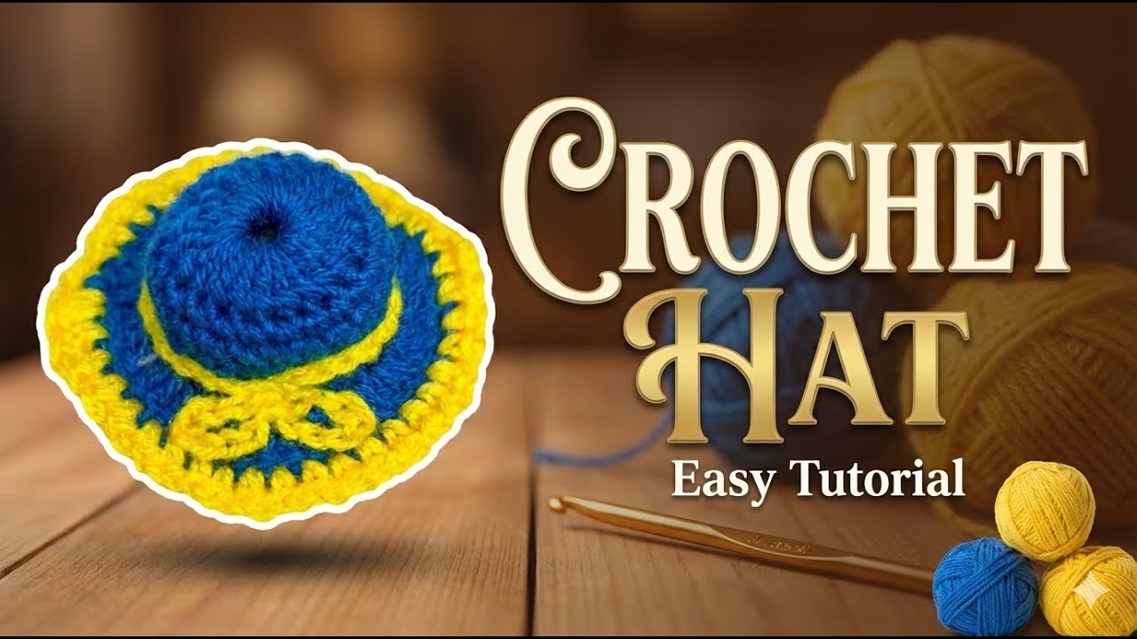 Crochet Hat (Easy Tutorial)