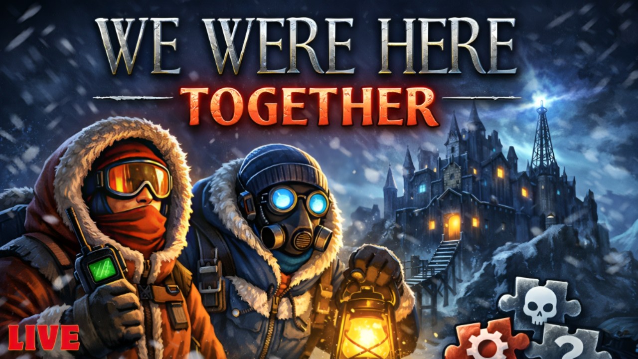LIVE 🔴 Solving Puzzles Together! | We Were Here Together Co-Op | ROAD TO 1K