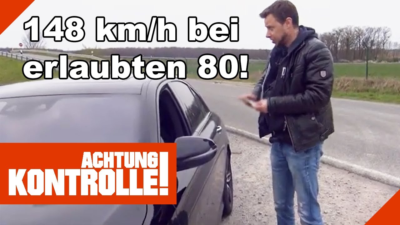 60 km/h zu schnell! PUNKTEREGEN auf der Autobahn? |1/2| Kabel Eins | Achtung Kontrolle