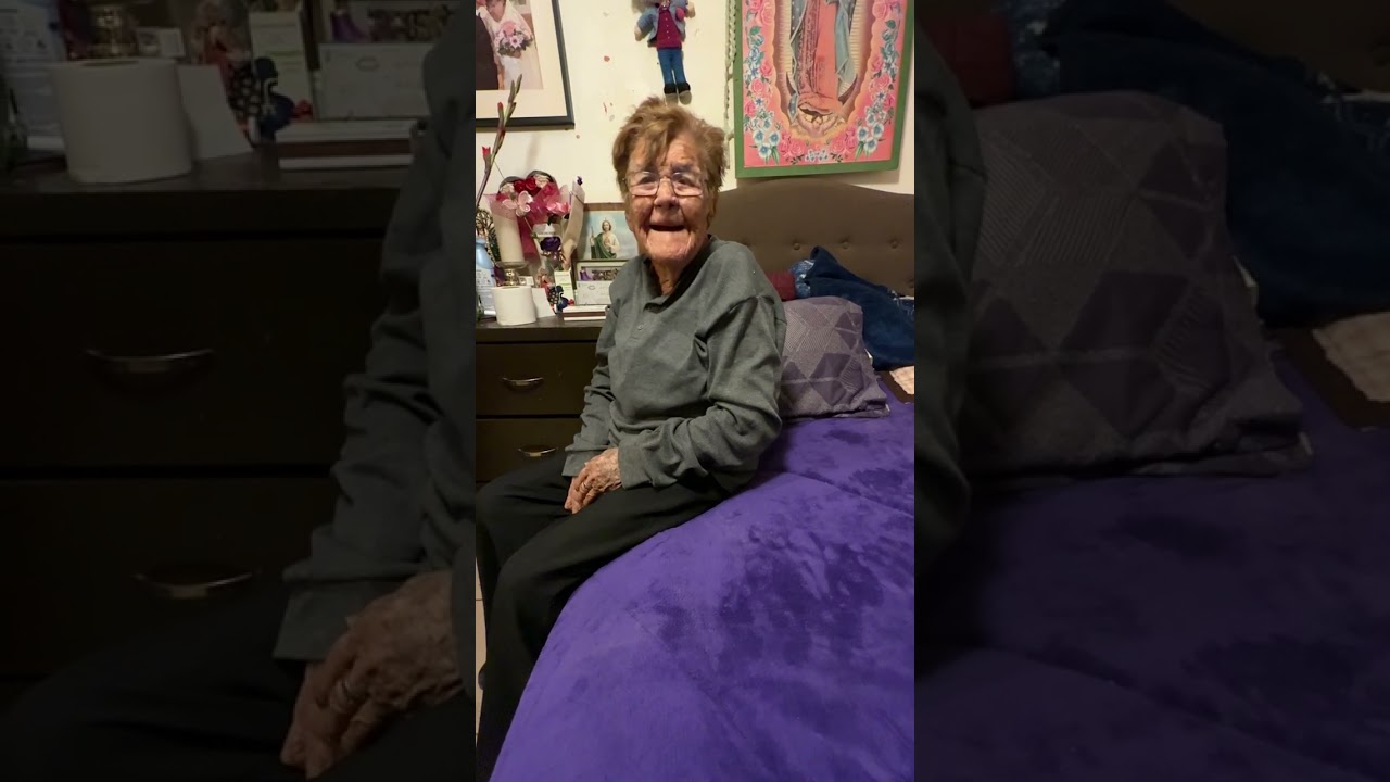 Doña Beba platica como se despidió don Pancho de ella le agarro la mano muy fuerte