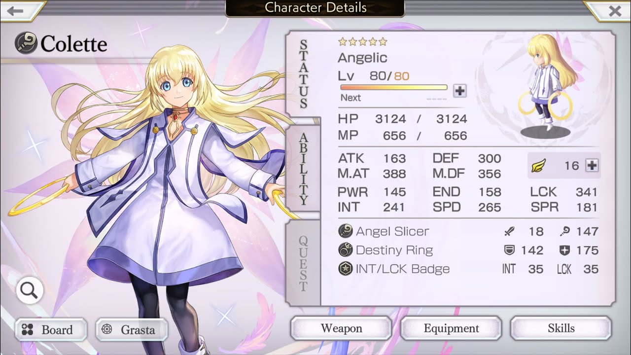 Another Eden x Tales Of Symphonia/Arise: Colette 5* Review, Skills & Gameplay! Angelic Magic Unit!