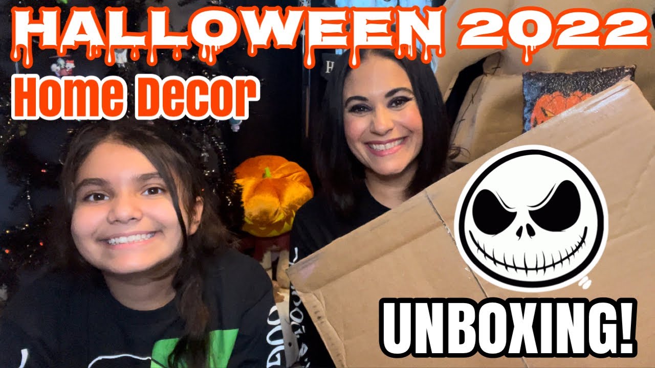 HALLOWEEN 👻 🎃 2022 DISNEY HOME DECOR UNBOXING! I THE NIGHTMARE BEFORE CHRISTMAS I OCTOBER 2022