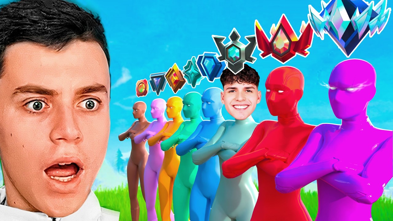 Rulas vs Todos Los Rangos De Fortnite