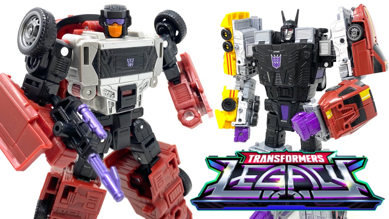 Обзор Transformers LEGACY Deluxe Class DEAD END + комбинация MENASOR