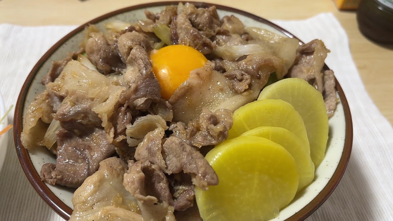 伝説のすた丼　【自宅で再現】