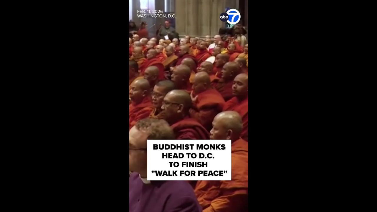 Buddhist monks about to finish 15-week 