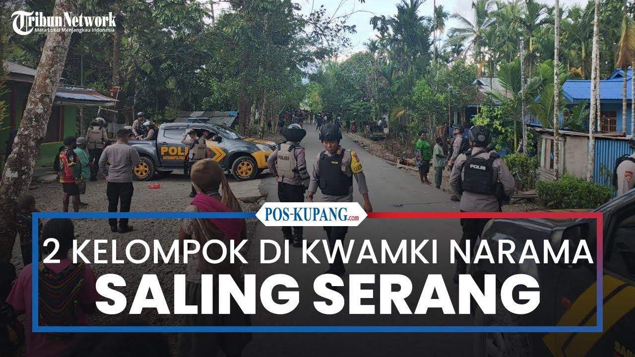 Lagi, Dua Kelompok di Kwamki Narama Timika Terlibat Saling Serang, 7 Orang Luka-luka