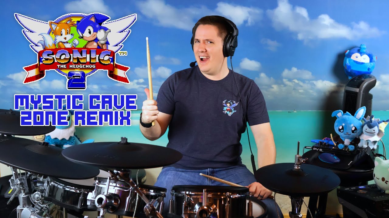 One Of The Best Mystic Cave Zone Remixes I Have Ever Heard On Drums!