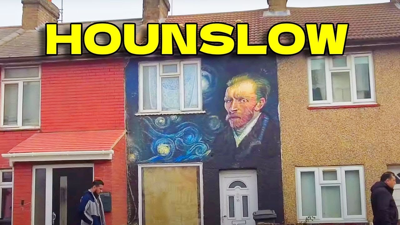 Exploring Hounslow: A Leisurely Walk Of The Beaten Track | February 2023 (4K)