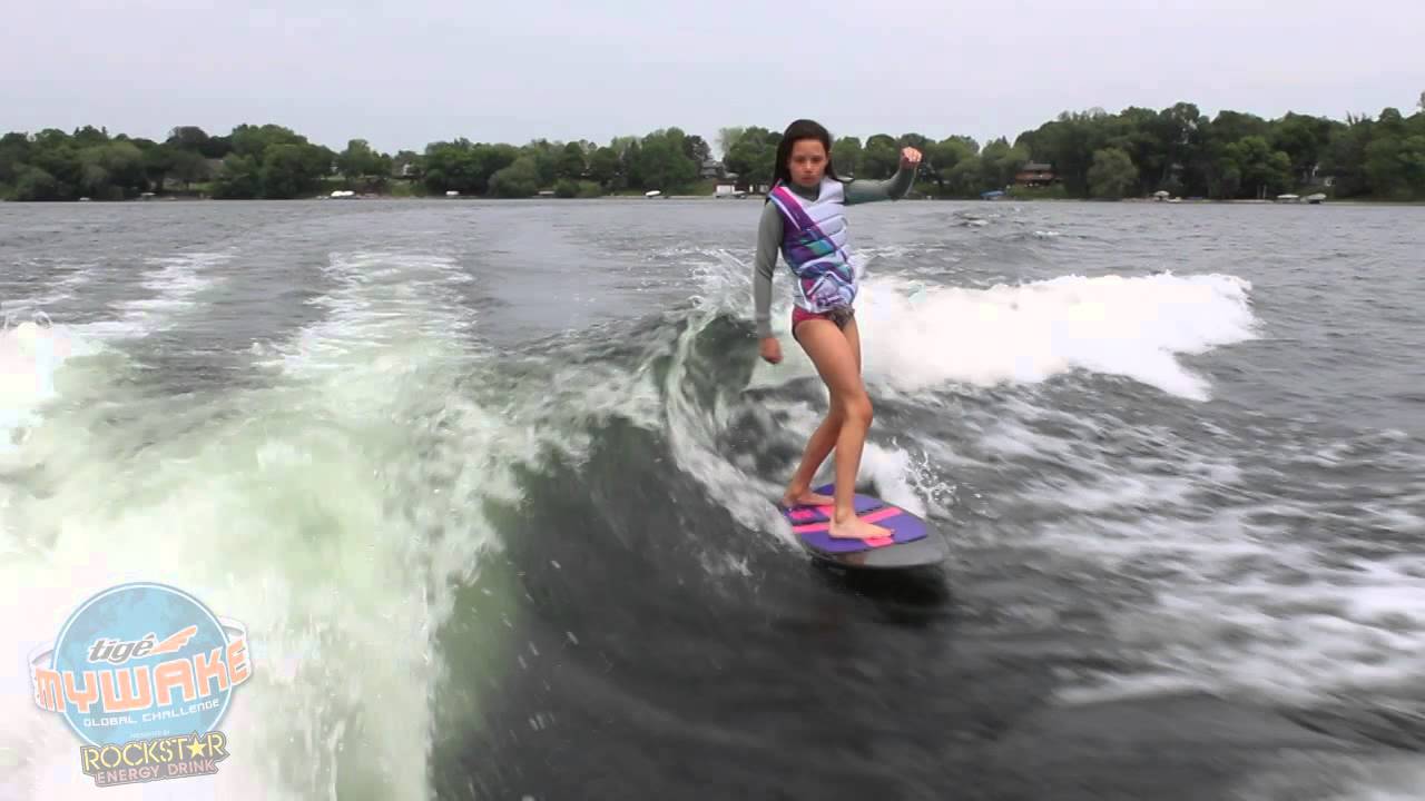 Ella Sorensen - Wakesurf - 3 Trick Combo - Groms Skim