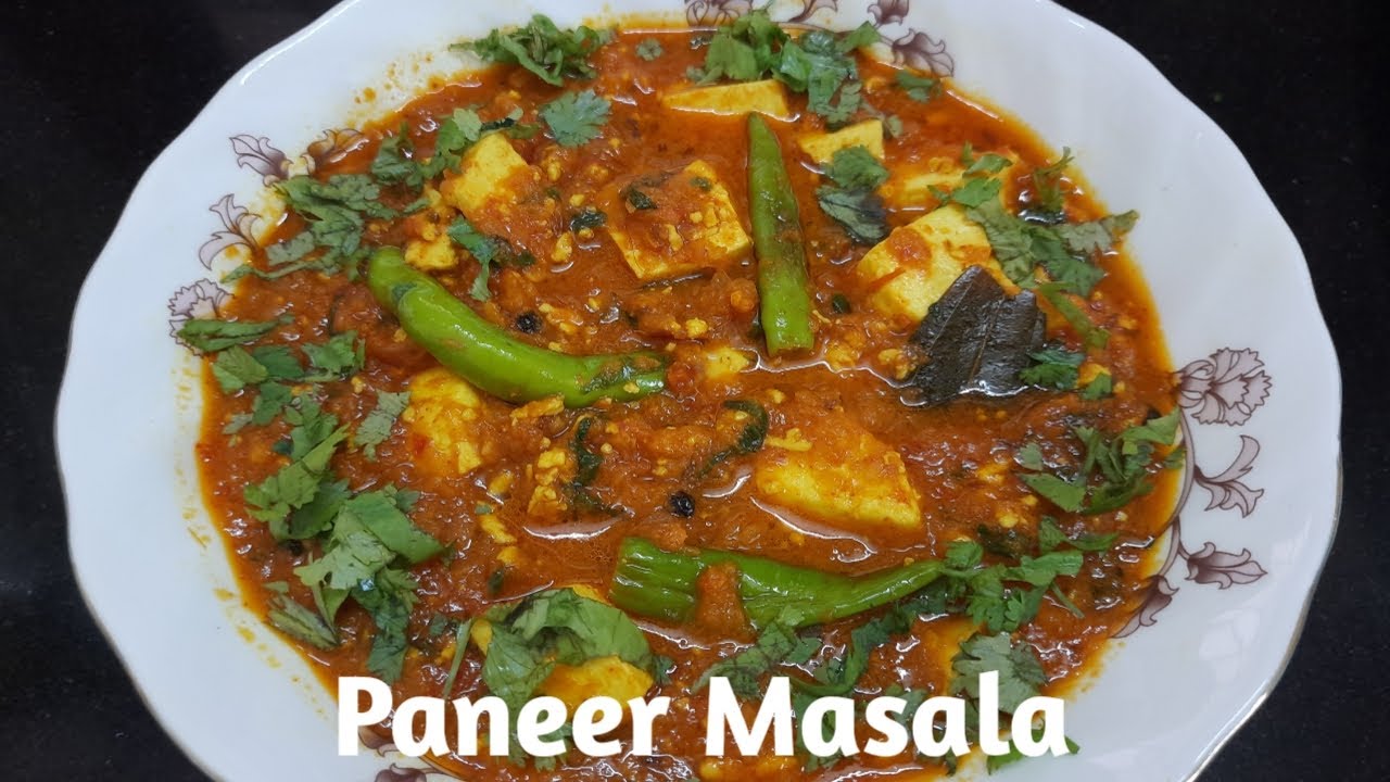 Paneer Masala / Spicy paneer Sabji