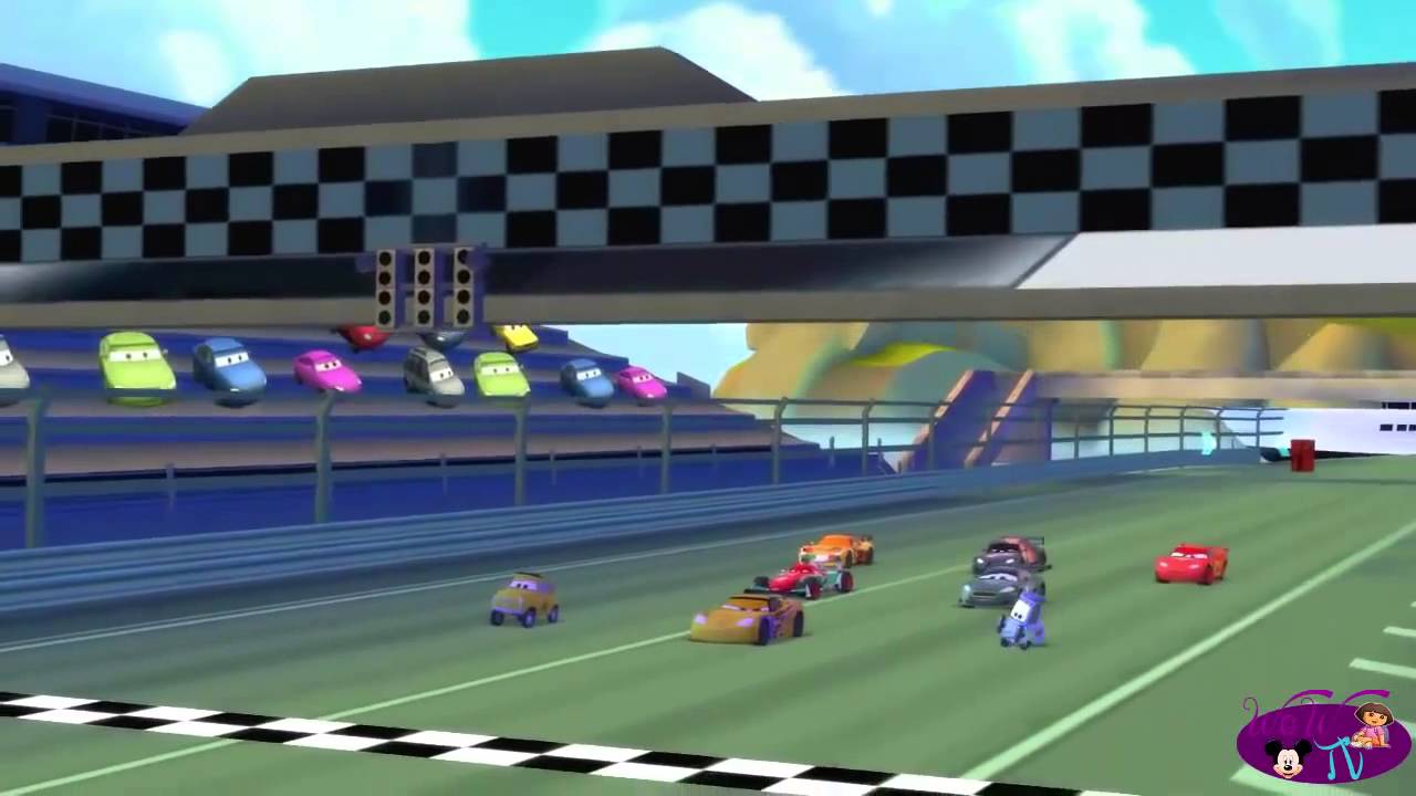 Cars 2 HD 2 Gameplay with Hook, Mater, Lightning McQueen, Holley, Luigi, Guido, Piston Cup