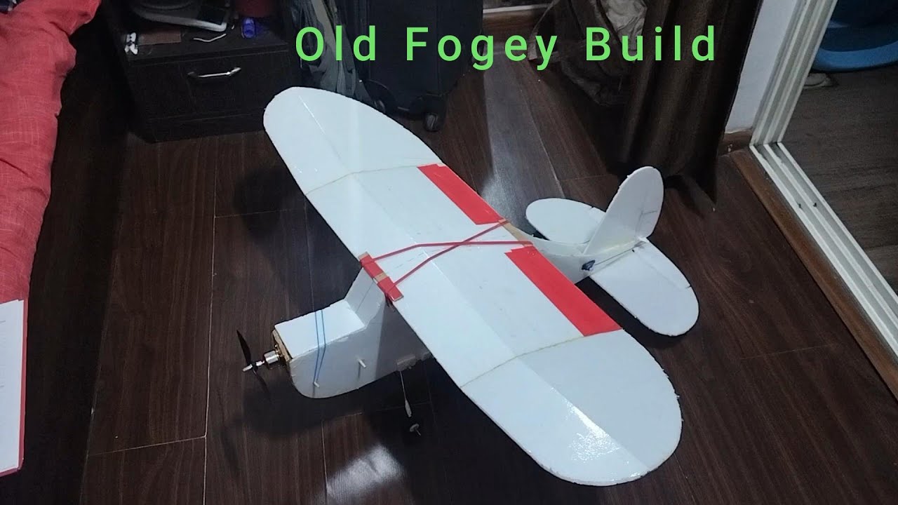 Old Fogey RC Plane Complete Build & Maiden Flight ✈️ | Complete Step-by-Step Guide