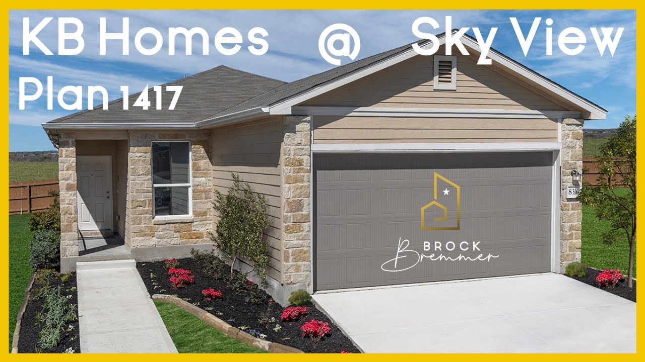 KB Homes | Sky View | Plan 1417 | 1417 SF | 3 Bedroom | 2 Bath | Converse, Texas